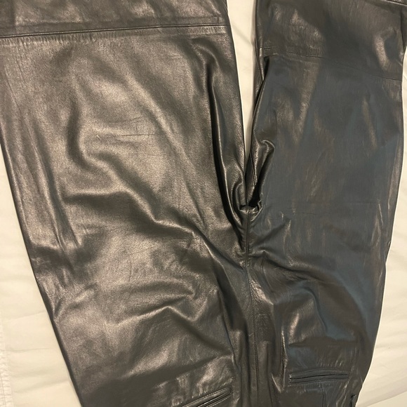 Rag & Bone Lamb Leather Culottes - Picture 5 of 11
